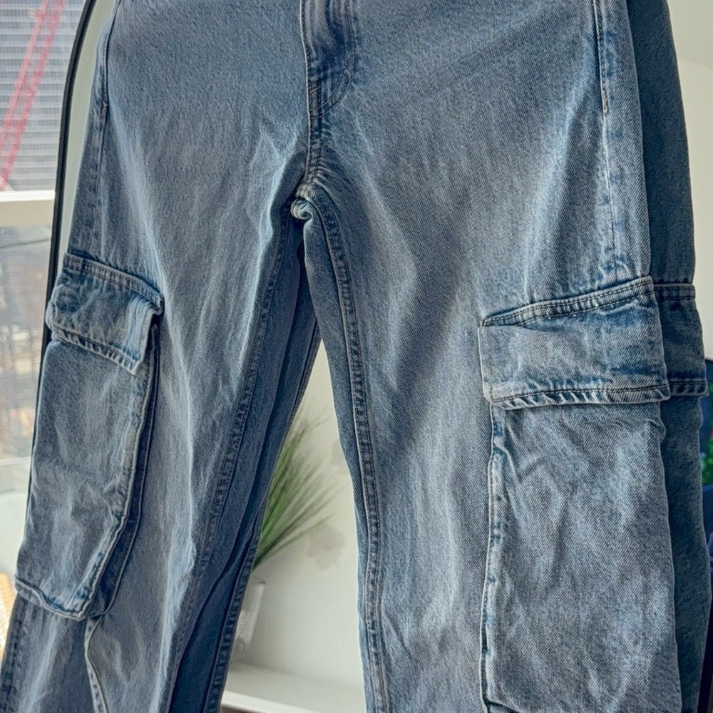 Zara Women's Blue Denim Overalls - Picture 5 of 10
